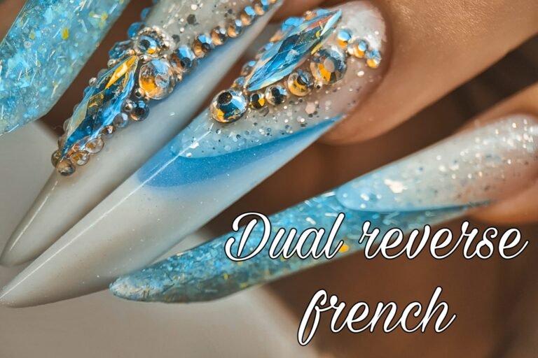 Dual Form Unghie – Reverse French – Corso Nails